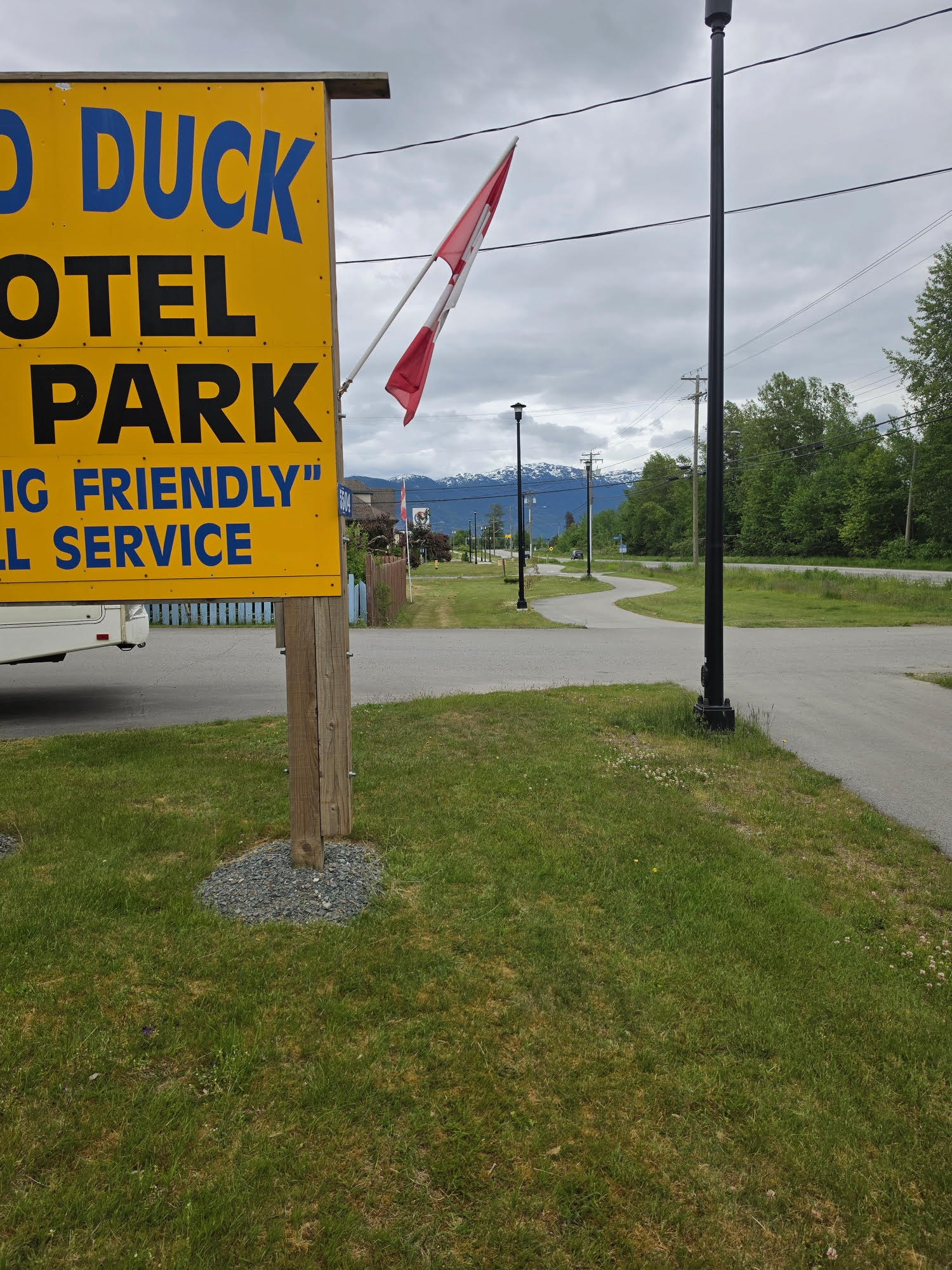 RV Park — treed pull-through sites